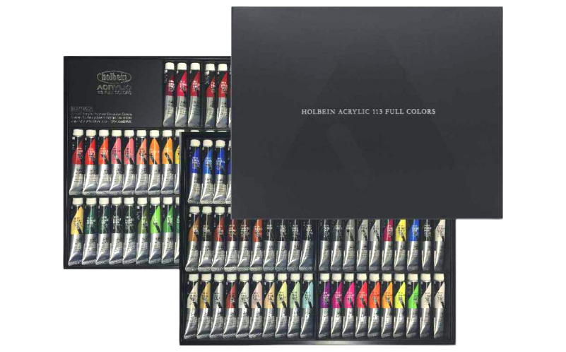 Holbein Acrylic Color Heavy Body 18 Colors Set AU993