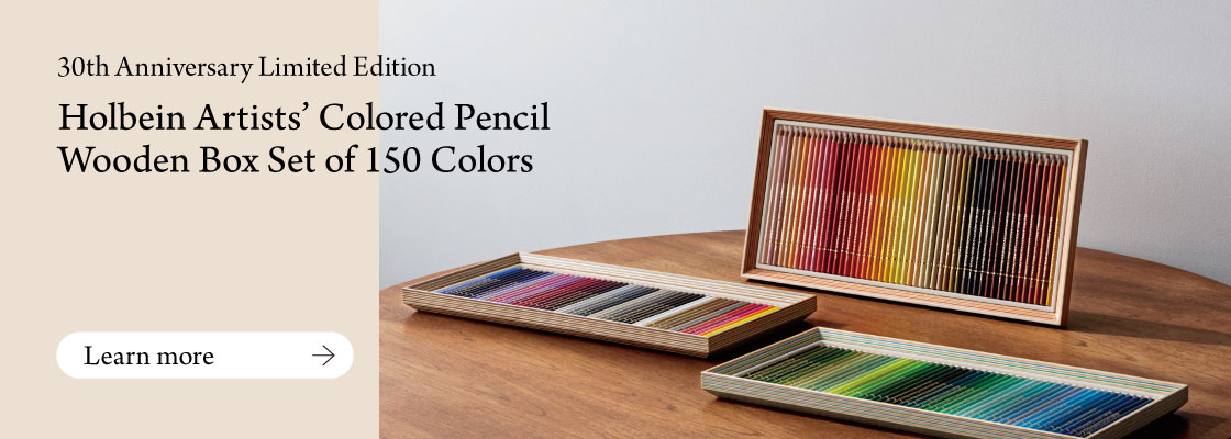 Artists' Colored Pencil Wooden Box