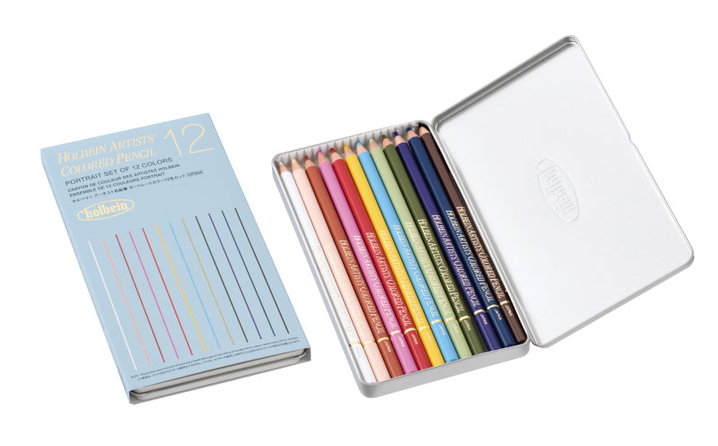 Holbein Artists Colored Pencils | 100 Color Set Paper Box OP940