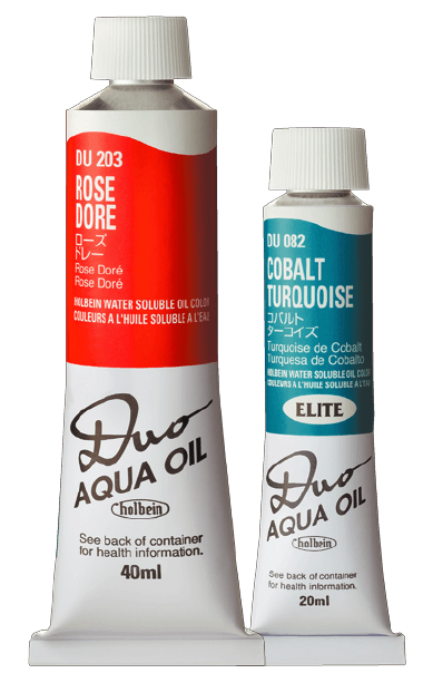 水も使えるハイブリット油絵具 DUO Aqua Oil