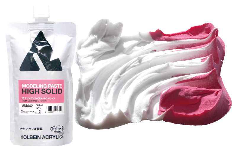 Holbein Acrylic Modeling Paste, Extra Coarse Pumice, 300 mL – St