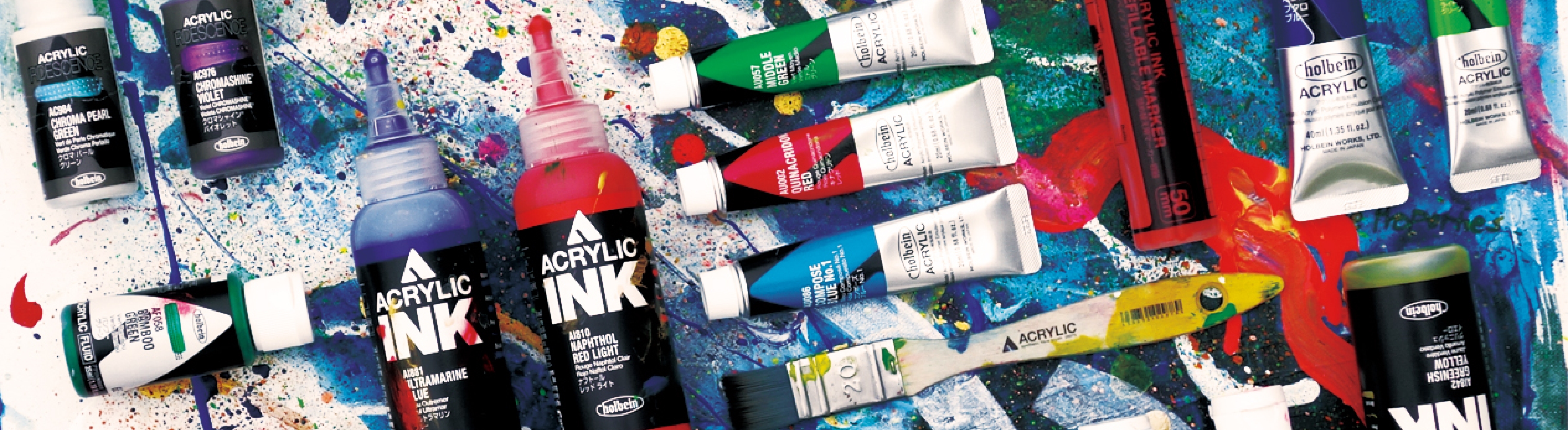 Acrylic Ink Colors, Acrylic